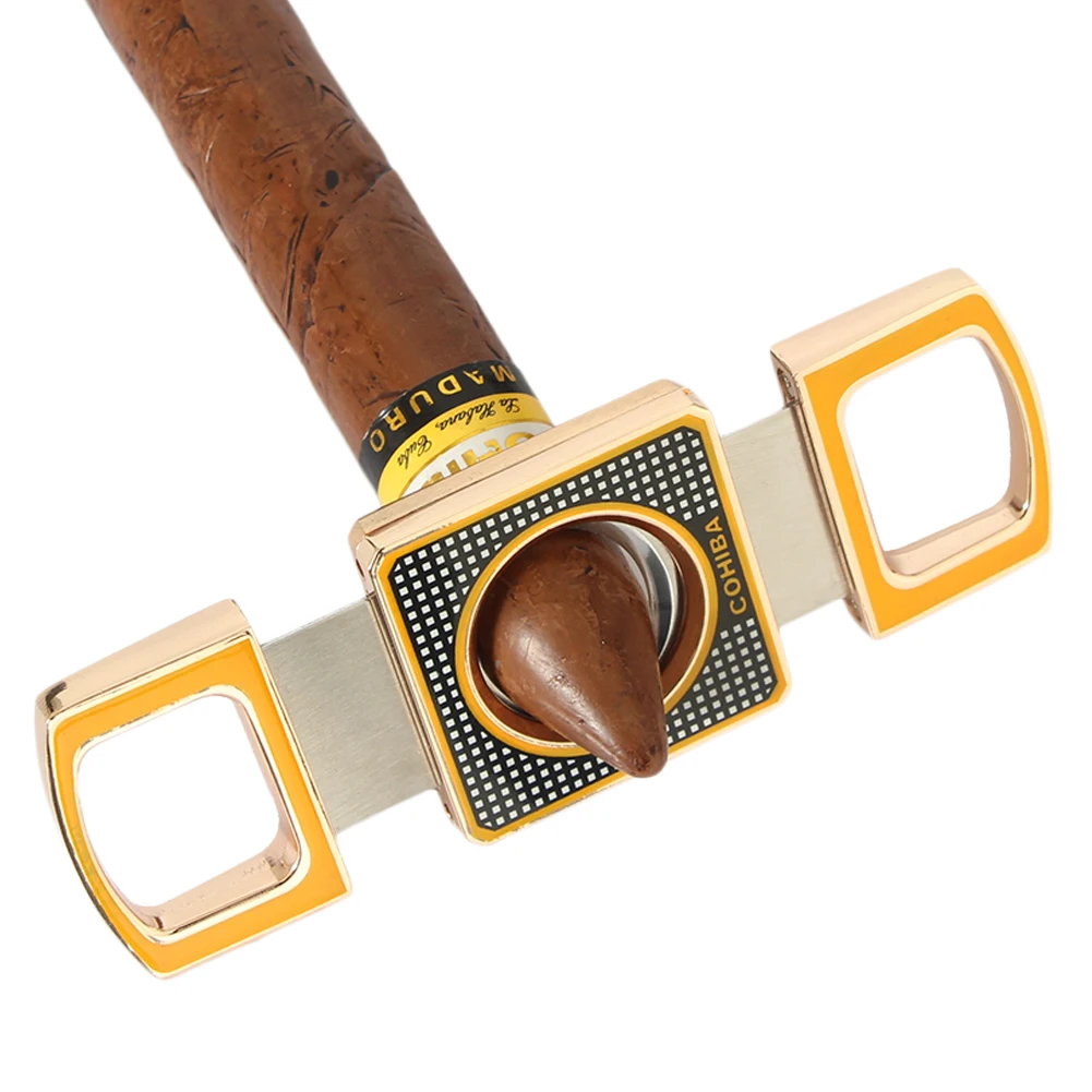 COHIBA металлический резак для сигар лезвие из нержавеющей стали сигары острые