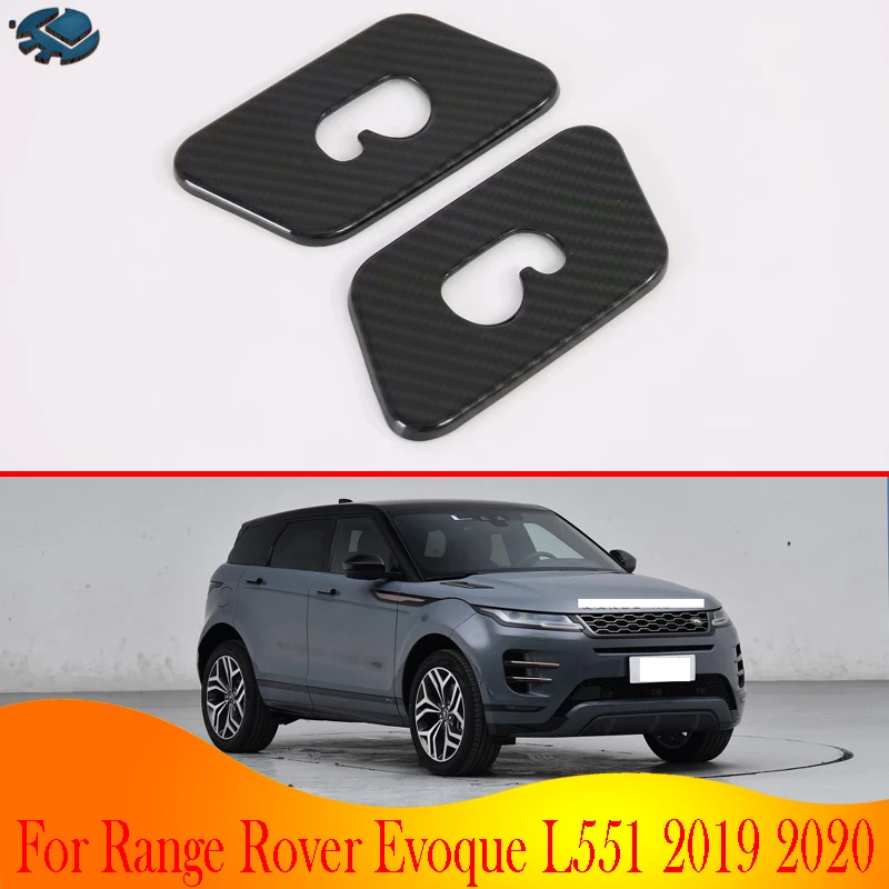 Для Range Rover Evoque L551 2019 2020 автомобильные аксессуары углеродное волокно стиль задний