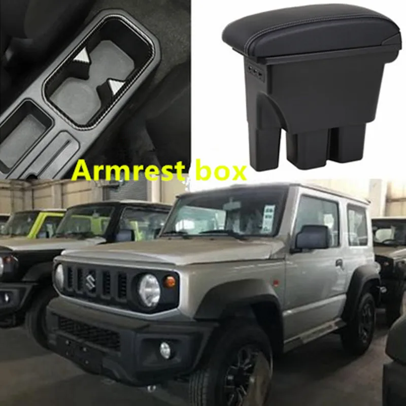 Для Suzuki Jimny подлокотник 2020 2019 2018 2017 JB74 модифицированные детали ящик для хранения в