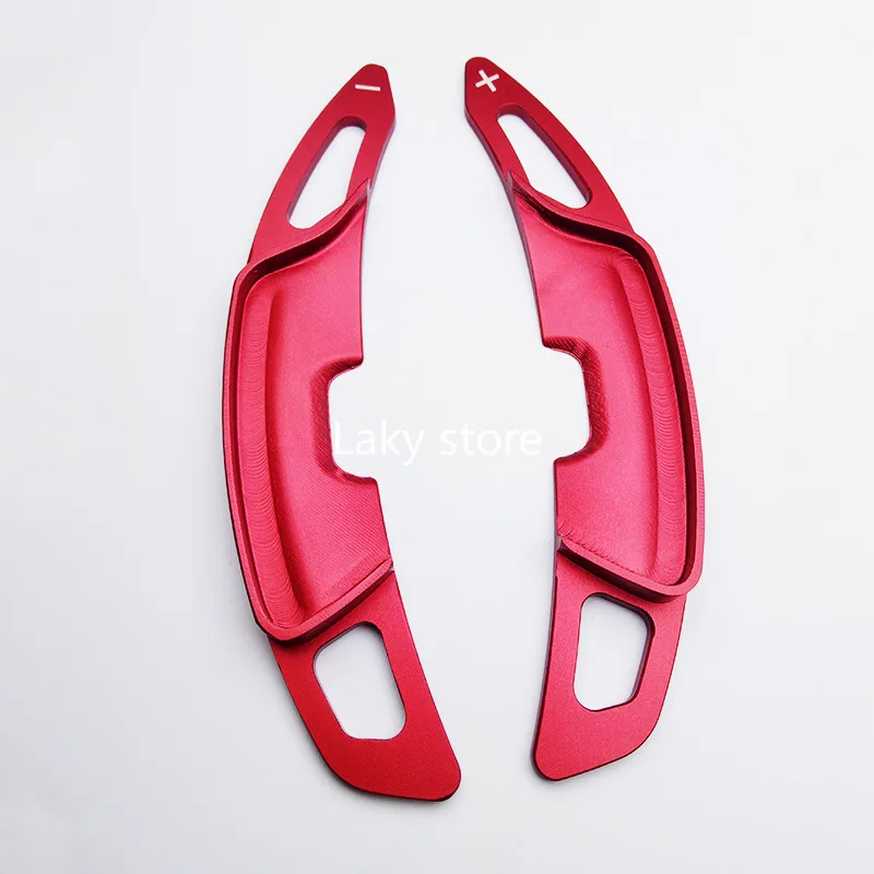

2Pcs Real Aluminium Alloy Car Automobile Steering Wheel Shift Paddle Shifter for Lexus ES200 ES300 ES260H 2018-2020 Red