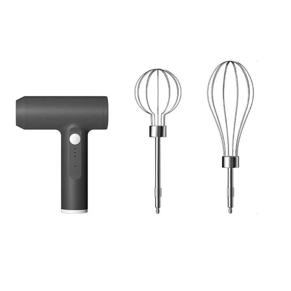 

Ручной мощный Электрический венчик USB перезаряжаемый портативный турбо для выпечки соуса крема прочный венчик