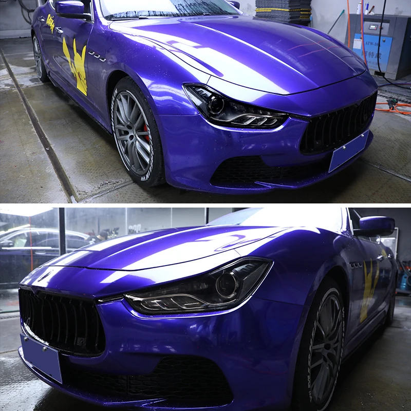 Lsrtw2017 ТПУ прозрачный черный Автомобильная фара Защитная пленка для Maserati Levante GHIBLI