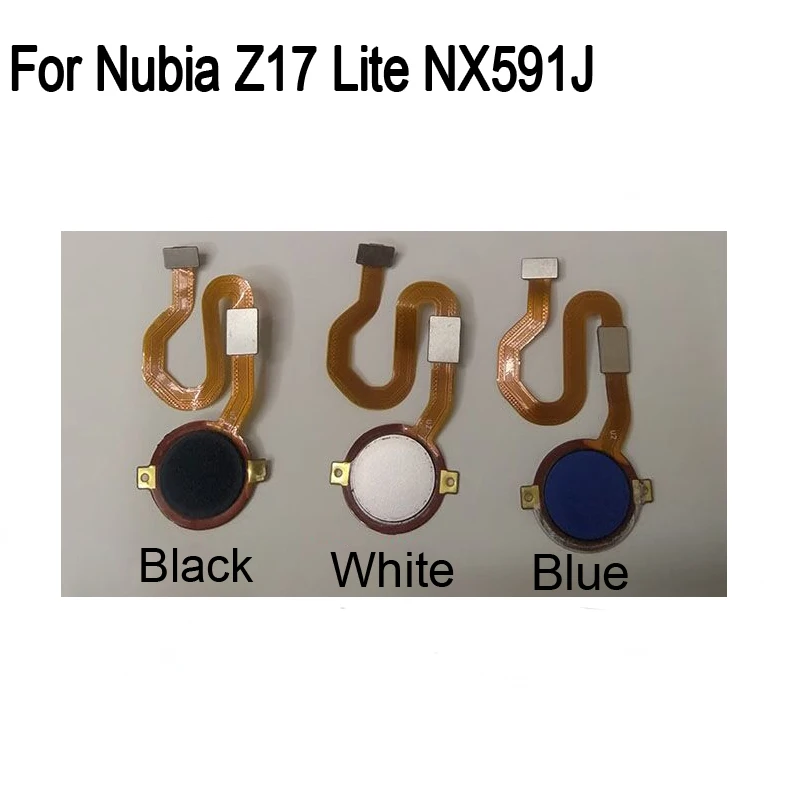 

For Nubia Z17Lite NX591J Fingerprint sensor Home Button Finger Print Sensor Flex Cable NubiaZ17Lite