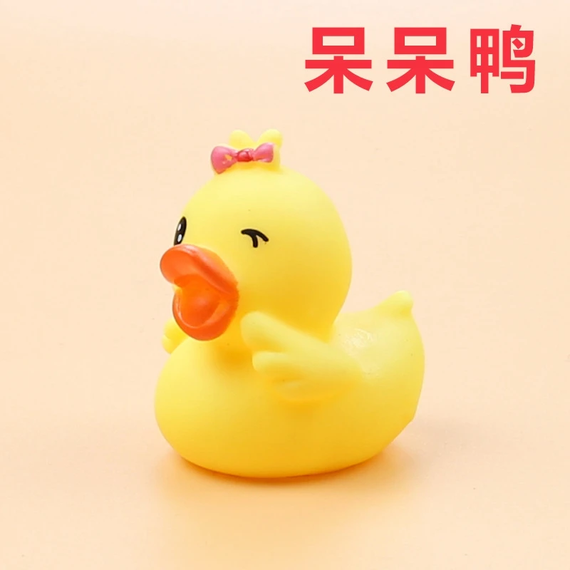Ванна детские игрушки, животные Rubber Duck разных размеров со звуком Ванная комната пляжные игрушки в виде уток для резиновые детские подарки на день рождения - Цвет: ZWX146-13