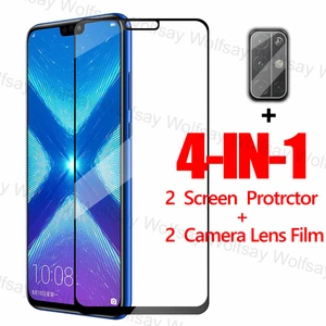 full cover glass for huawei honor 8x 9x screen protector for huawei honor 9x x10 8x 30 v30 10x lite tempered glass for honor 9x free global shipping