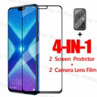 2.5D полное покрытие экрана протектор для Huawei Honor 9A 9C 9S X10 8X 9X 20 Lite стекло для Huawei Y9S Y8P Y7P Y6P Y5P закаленное стекло