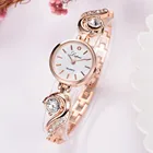 Часы Relogio, простые маленькие Изящные женские часы-браслет с бриллиантами, часы, женские классические кварцевые наручные часы, женские часы