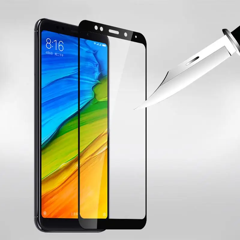 9D закаленное стекло для Xiaomi Redmi 5 Plus полное покрытие Защита экрана Redmi5 Redmi5plus