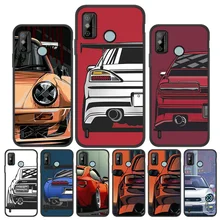 Silicon Case For Tecno Spark 6 Go 2020 Case For Tecno Spark 5 Pro 6 Air Camon 15 7P Funda Tokyo JDM Drift Sports Car Phone Cover