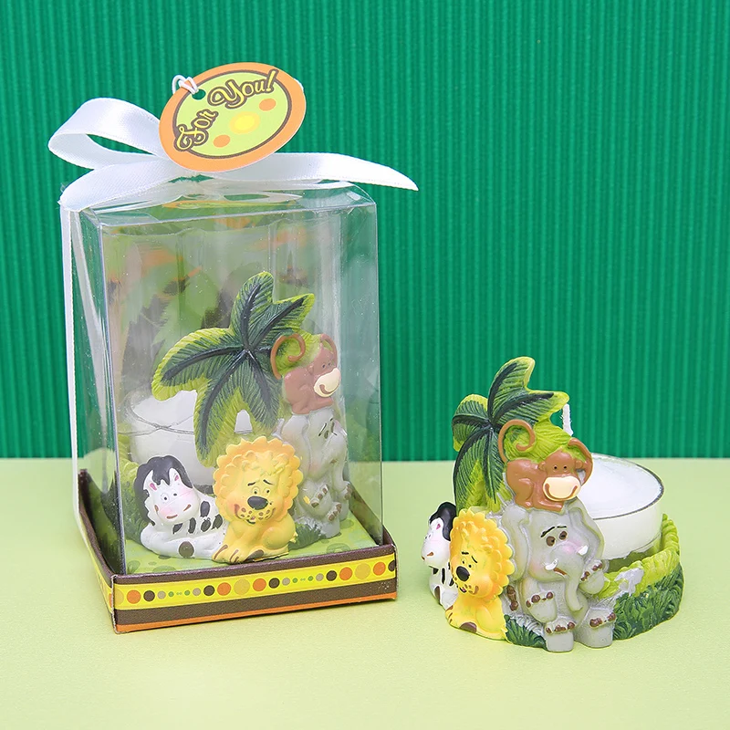 Счастливый слон Животное Мультфильм тематический подсвечник свадебный детский