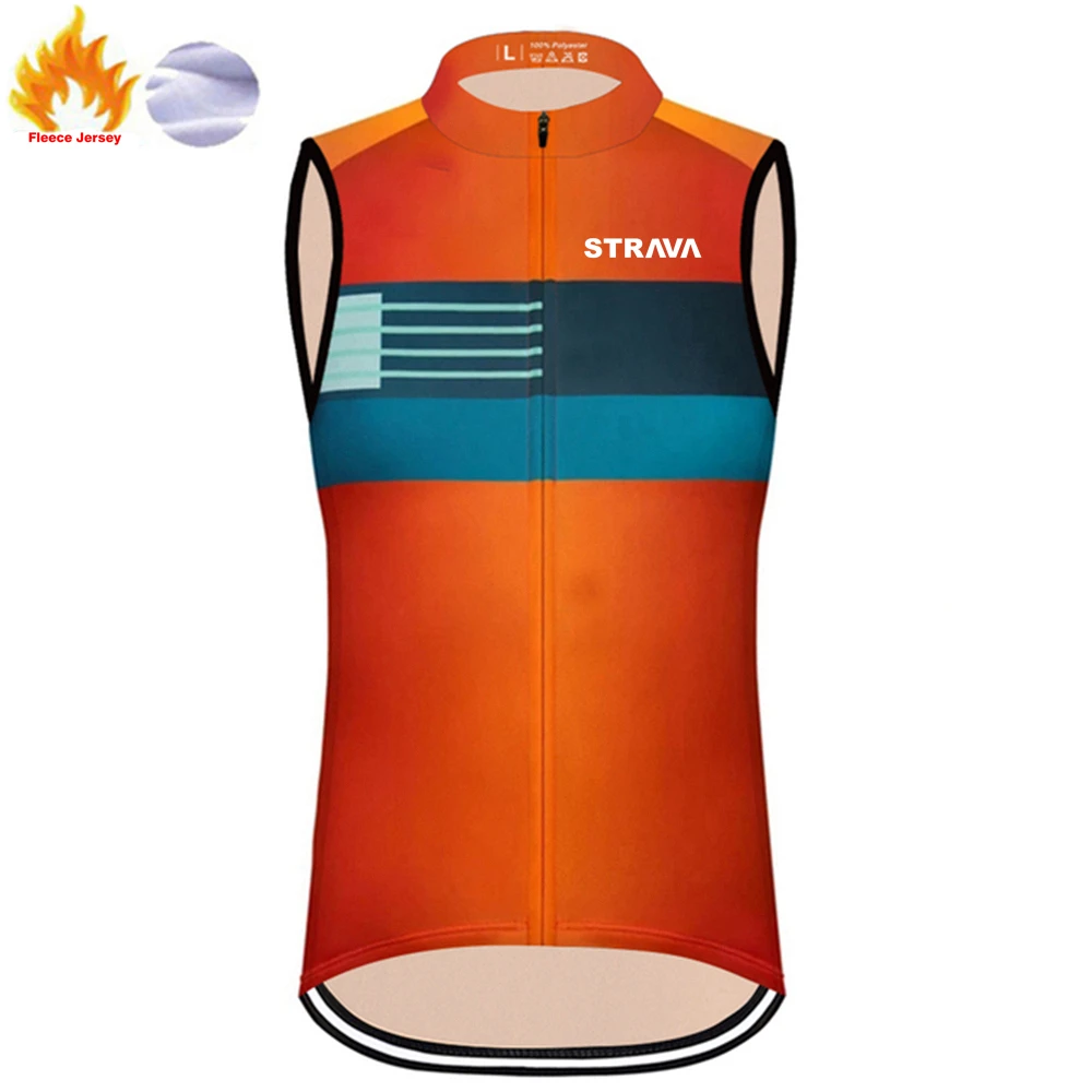 

Мужская Зимняя Теплая Флисовая футболка без рукавов, велосипедная куртка, рубашки для горных велосипедов, теплая велосипедная одежда, топы,...