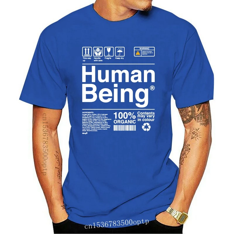 

New Men t shirt Human Being Science Ingredients tshirts tshirts Women t-shirt