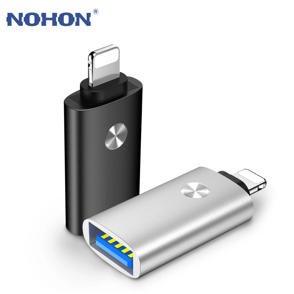 Адаптер USB OTG для iPhone 6 6s 7 8 X XR Xs 11 Pro Max iPad iOS 12 13|Переходники и адаптеры| |