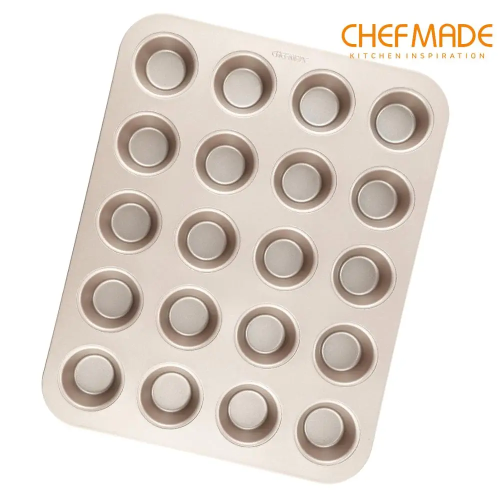 Мини форма для кексов CHEFMADE 20 полостная антипригарная Кастрюля FDA выпечки на