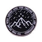 Значок Сара J.Maas ACOMAF звёзды, которые слушают и... ринсенс, высокий Властелин ночного двора, брошь, булавка для литературы