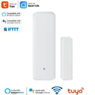 Tuya Smart WiFi датчик для двери дверь открытойзакрытый детектор магнитный переключатель окна сенсор умный дом безопасности оповещения охранной сигнализации для Alexa