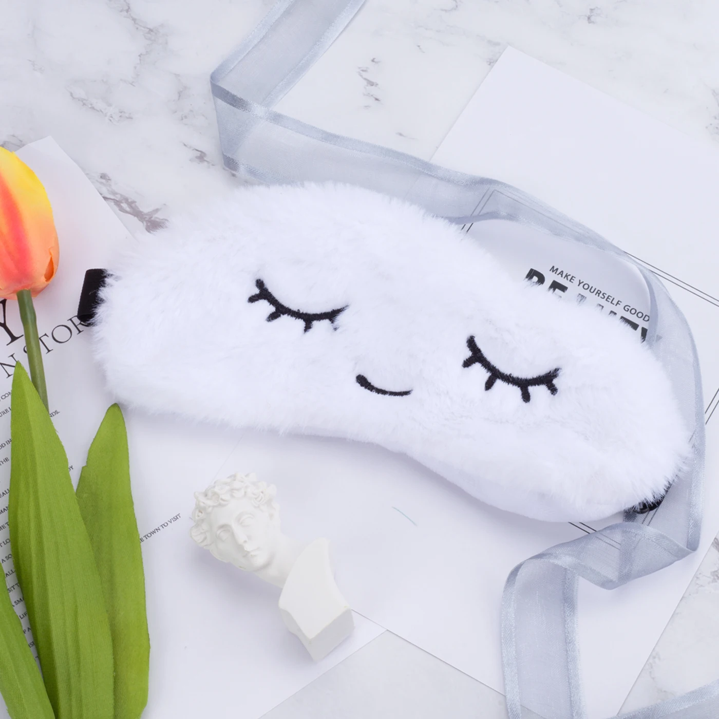 Милые маска для глаз плюшевый детская сна спальный с героями мультфильмов