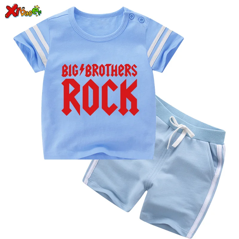 Хлопковая летняя детская футболка в полоску + шорты | Детская одежда и обувь