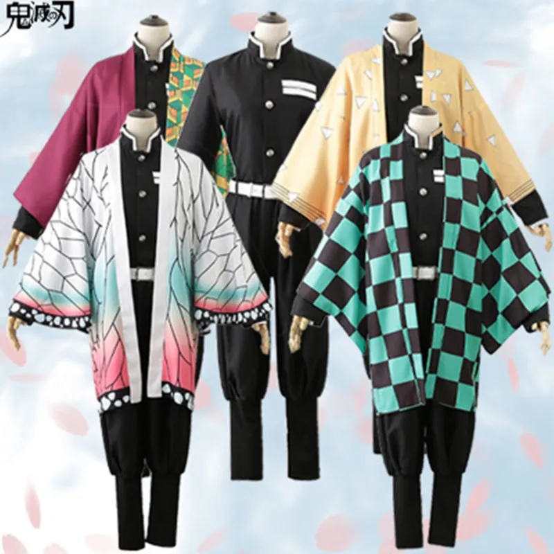 Костюм для косплея из аниме Клинок Демон косплей костюм Kamado Tanjirou Nezuko Agatsuma Zenitsu
