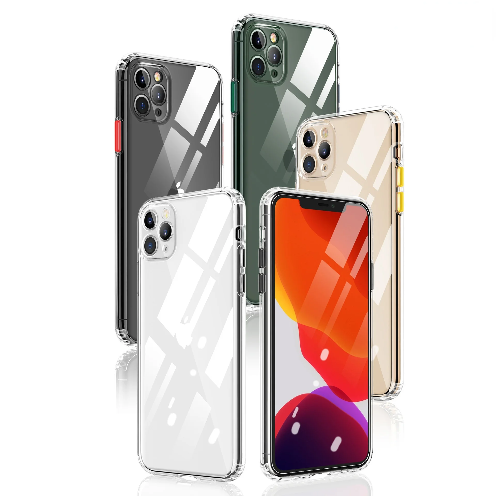 

All-inclusive TPU Anti-drop Mobile Phone Case for IPhone 11 12 Pro Max X XS XR XSMAX 7 8 Plus Creative Protective Cover