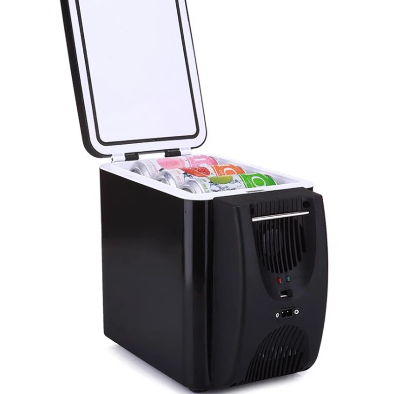 Портативный мини холодильник 6 л автомобильный с морозильной камерой