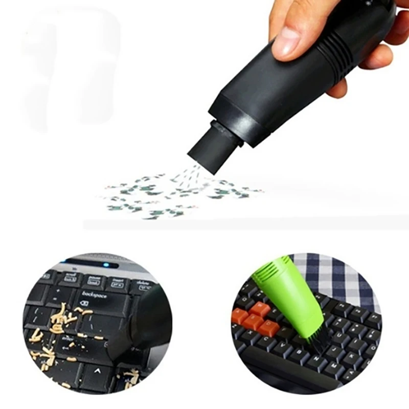 USB гаджеты мини usb-очиститель компьютерная клавиатура Чистящая Щетка компьютерный пылесос для клавиатуры для ПК ноутбук Настольный Ноутбук S01