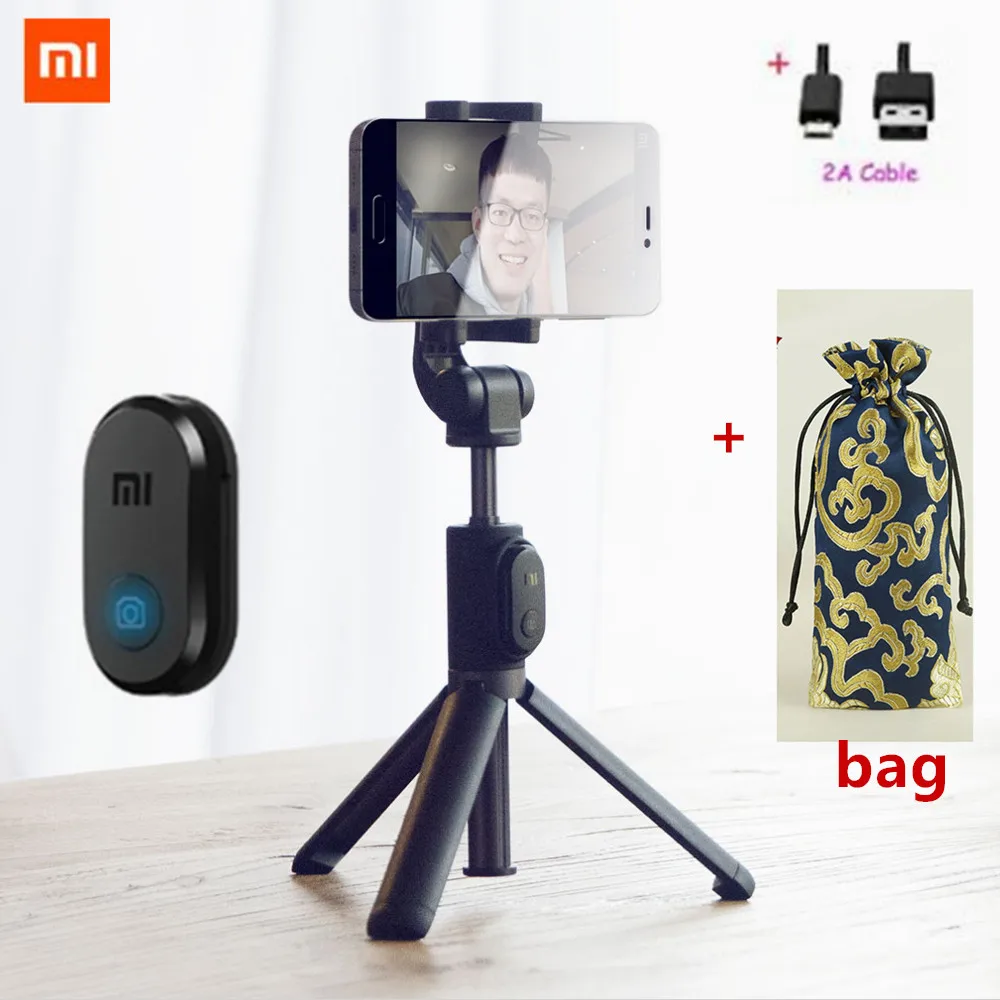 Оригинальный монопод Xiaomi Mi селфи палка зум Bluetooth штатив с беспроводным