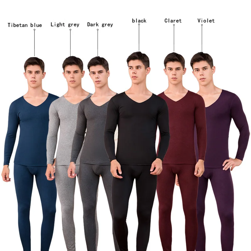 Мужские комплекты термобелья зимние кальсоны из плотного хлопка комплект 2