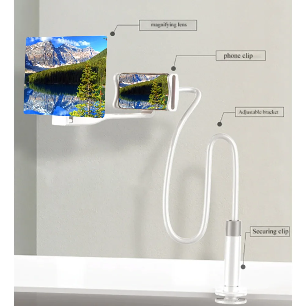Мобильный телефон высокой четкости проекционный Кронштейн регулируемый гибкий