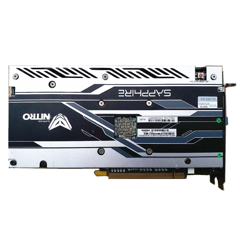 Оригинальные видеокарты SAPPHIRE RX 570 8 Гб видеокарты GPU AMD Radeon RX570 8 Гб видеокарты компьютерная игровая карта HDMI PCI-E X16 не майнит