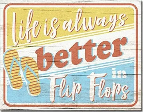 

Metal Plaque Lifeis Always In Better Feip Feoes Tin Sign Poster Home Living Room Shop Wall Decoration Art Metal Plate 12*8 Inch