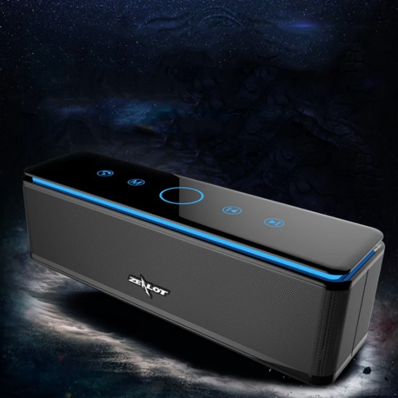 ABHU-ZEALOT S7 контакт управление Bluetooth динамик сабвуфер портативный маленький динамик открытый мобильный телефон беспроводной аудио 4 динамик s