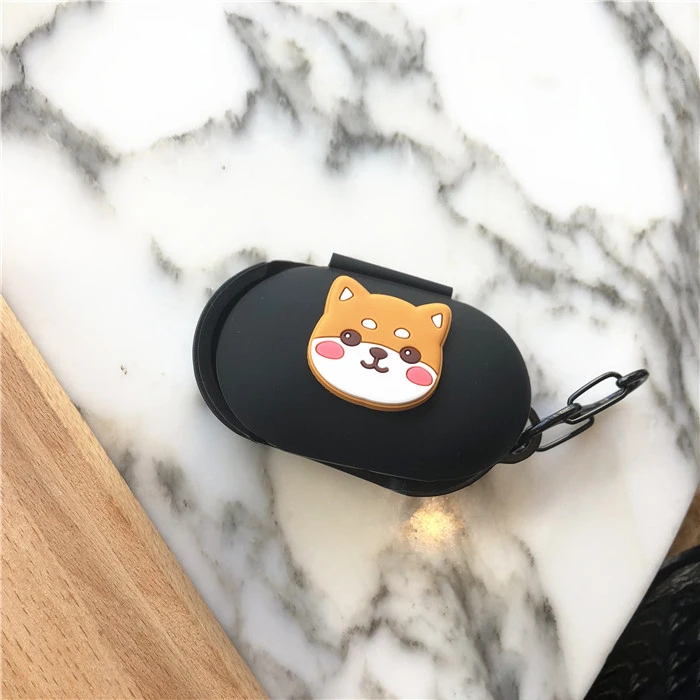 11 Милый защитный чехол для samsung Galaxy Buds, чехол с откидной крышкой и карабином, водонепроницаемый противоударный чехол s - Цвет: 11