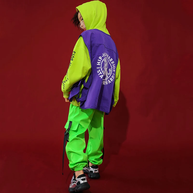 Новый детский танцевальный костюм в стиле хип-хоп детская сценическая одежда