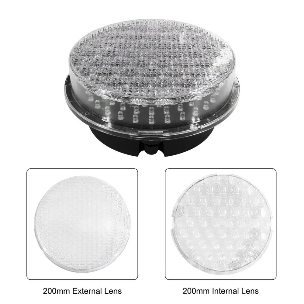 IP65 200 мм 8-дюймовые светодиодные светофорные модули Cobweb Lens | Безопасность и защита