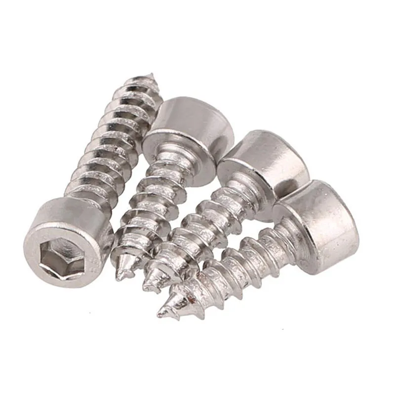 GuHua 8.8 High Strength Hexagon Socket Cheese Head Self Tapping Screws Nickelag Cup Hex M4M5M6 10PCS | Обустройство дома