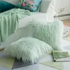 Меховая подушка, чехол, наволочка, декоративная подушка с длинными волосами, плюшевый чехол, новая роскошная серия стильных декоративных подушек
