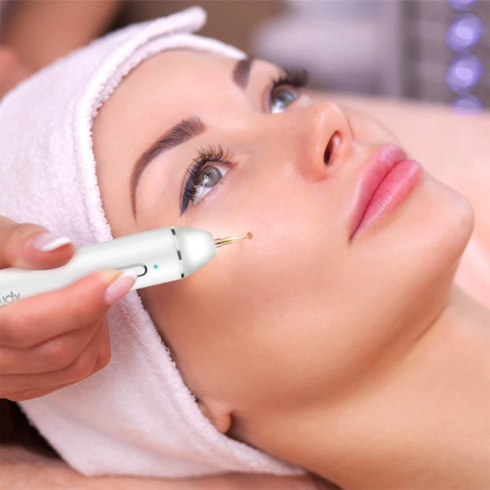 

Plasma Small LCD Display Machine Home Tool Mole Removal Pen Warts Spot Pore Cleaner Tattoo Face Care Skin Tag Adjustable Modes
