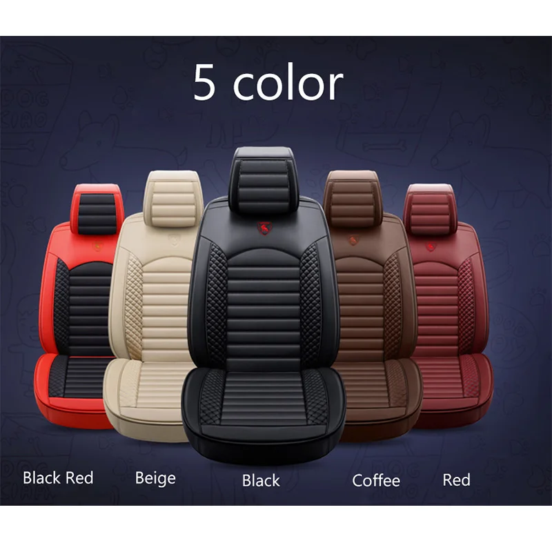 Новые кожаные мультяшные универсальные автомобильные чехлы на сиденья для lexus