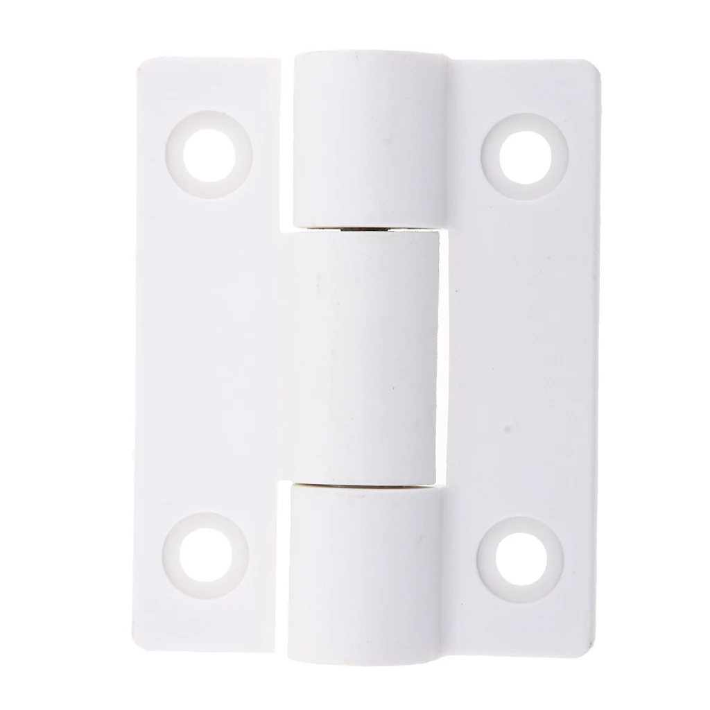 

Boat RV Cabin Door Hatch Cabinet Plastic Marine Butt Hinges 56x43mm White