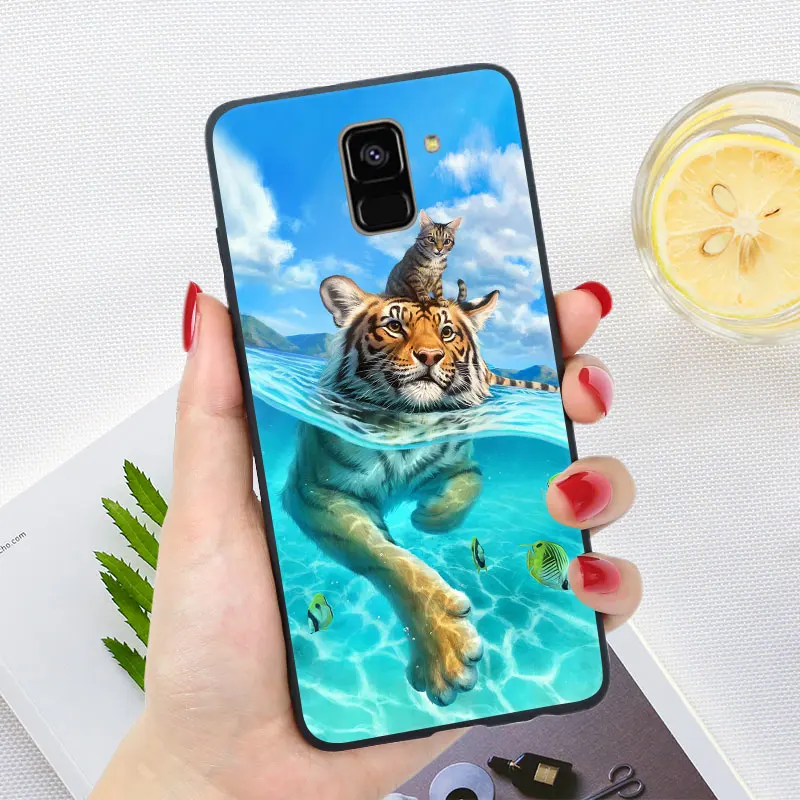 oo4 Мягкий для samsung J6 плюс чехол Глянцевая блестящая для samsung Galaxy J4 Plus J3 J5 J7 чехол Coque - Цвет: oo4