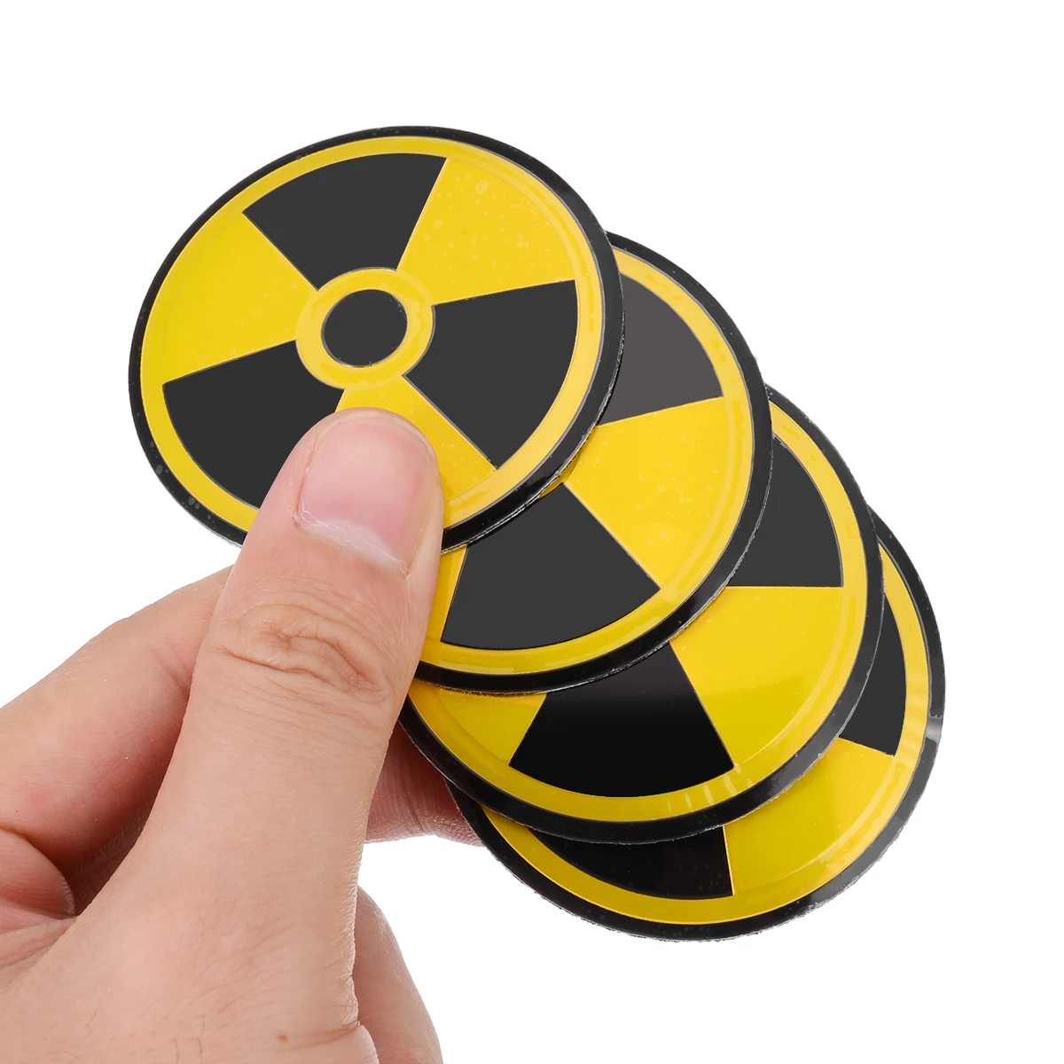 4pcs 5.5cm Nuclear Radiation Logo Car Tyre Wheel Center Hub Cap Emblem Decal Badge Symbol Sticker Creative Patterns |
