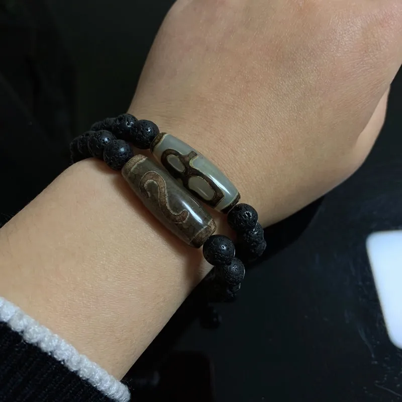 Лечебный натуральный Тибетский ретро браслет из драгоценных камней|Браслеты с