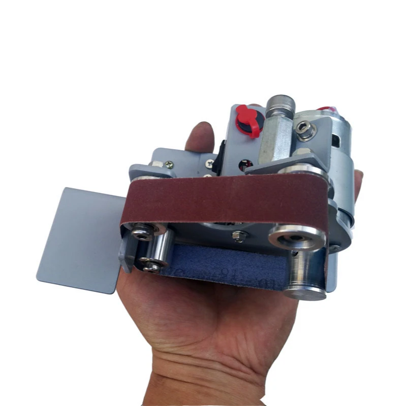 

Miniature Mini Belt Machine DIY Polishing Machine Grinding Machine Fixed Angle Knife Sharpening Machine Desktop