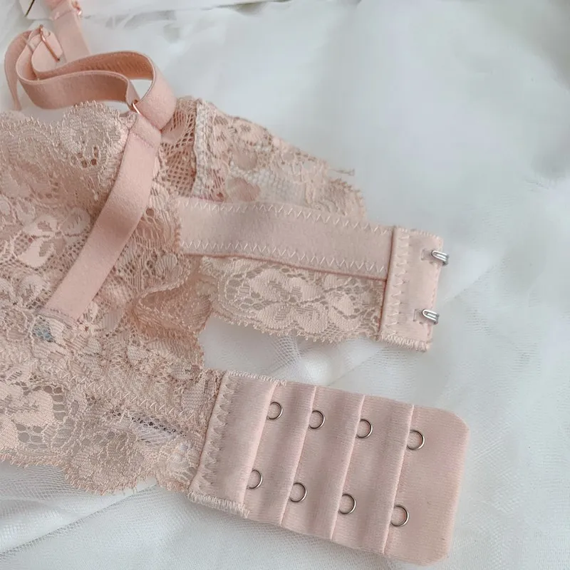 

Unlined Lace Bra Set Underwear Women Set Wireless Bras For Women Thin Hot Lingere Sexy Intimates Underwear & Sleepwears