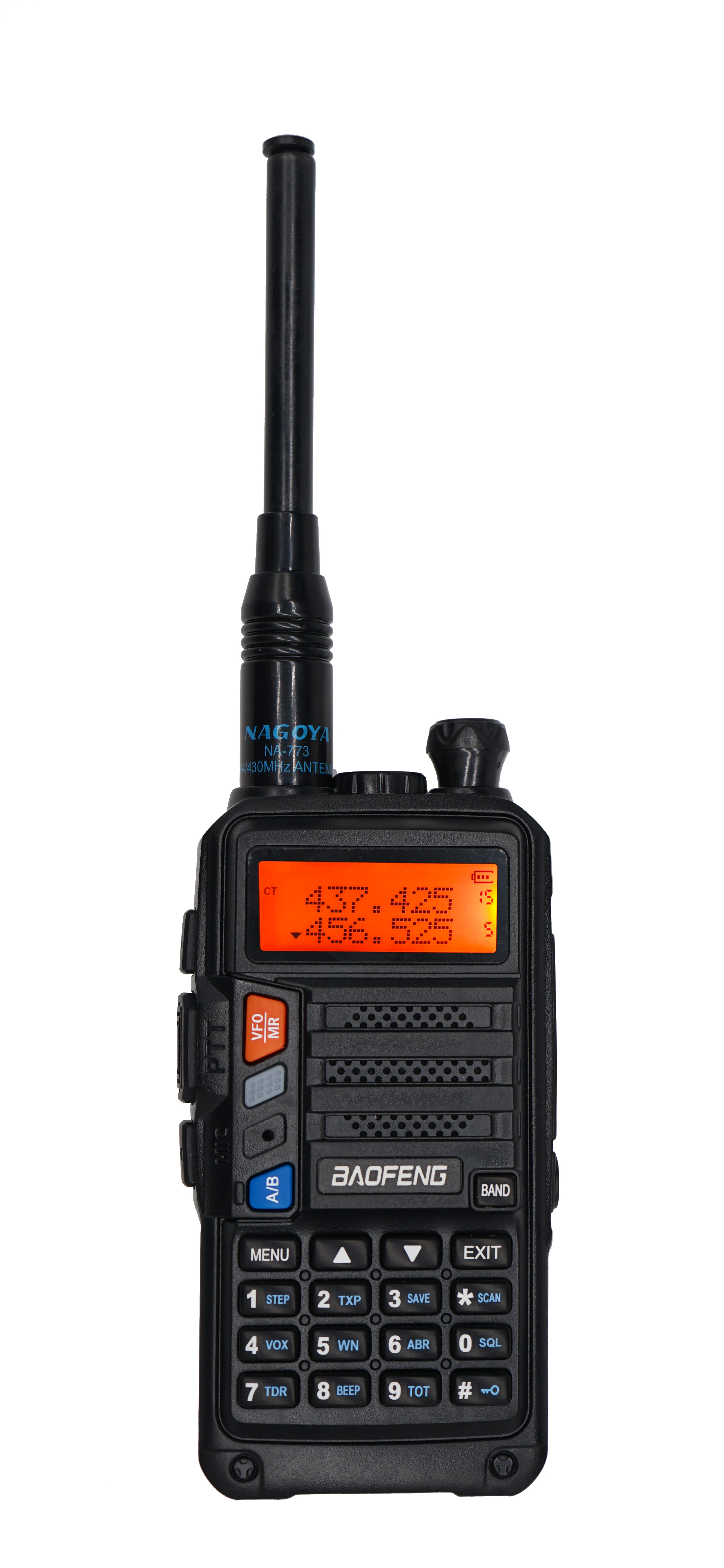 Оригинальная Гибкая телескопическая антенна Nagoya с разъемом SMA для Baofeng UV 5R 82 BF888S 9R