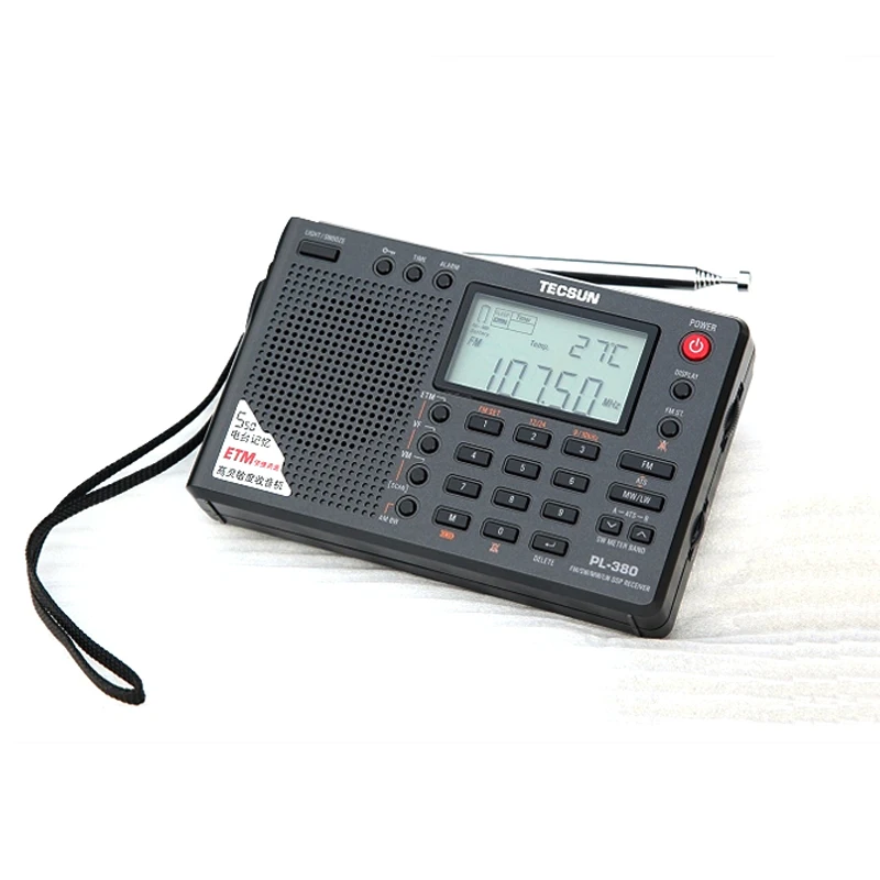 Tecsun PL-380 радио DSP с AN-03L Профессиональный SW диапазон внешняя антенна Fm Am стерео