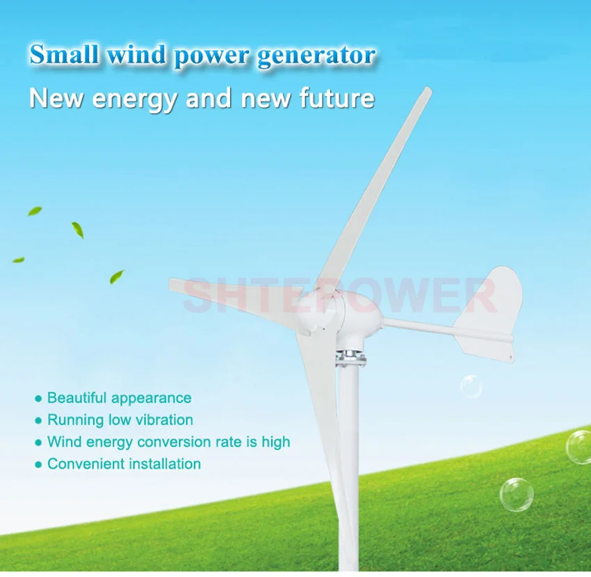 

Wind power generator 500W windmill 5 blade AC 48V Three Phase easy installation Wind Turbines Generator