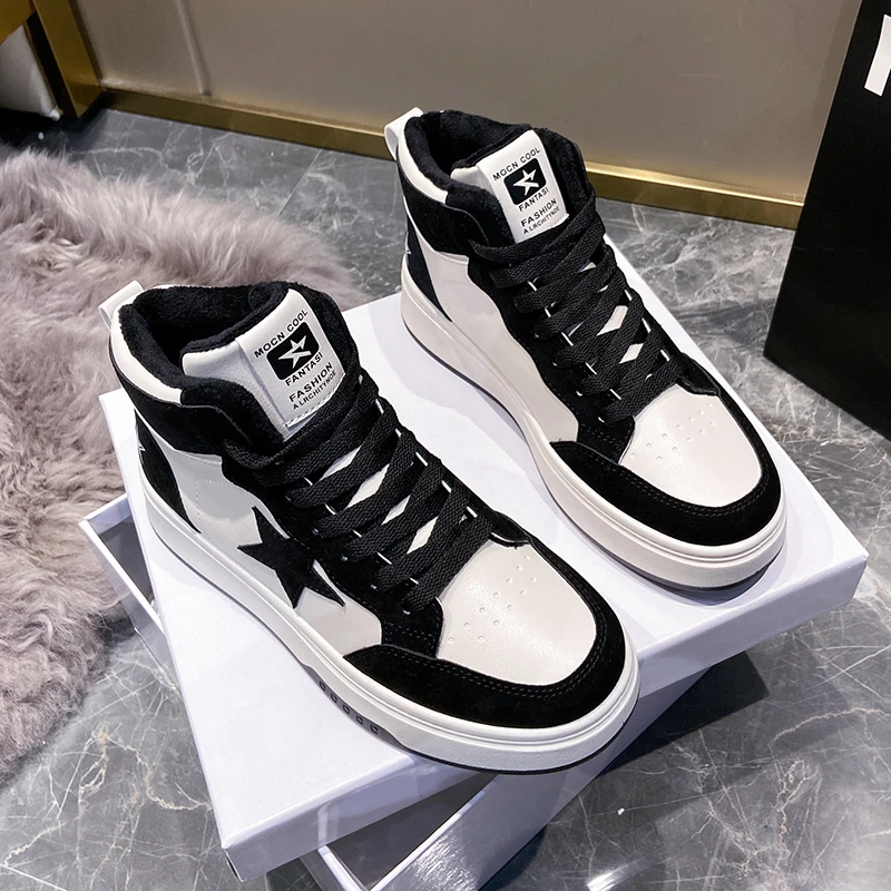 

Женские кроссовки со звездами, кроссовки на платформе, светильник кие спортивные кроссовки для бега, повседневная обувь с вулканизированно...