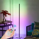 Простой дизайн сделай сам, RGB угловая атмосферная лампа, спальня, гостиная, вертикальная трехступенчатая разборная цветная напольная лампа